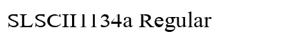 SLSCII1134a Regular preview