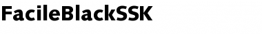 FacileBlackSSK Regular Font