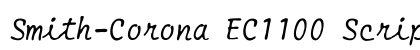 Smith-Corona EC1100 Script Regular preview