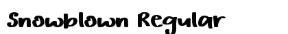 Snowblown Regular preview
