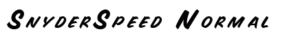 SnyderSpeed Normal preview
