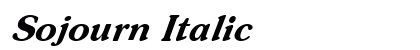Sojourn Italic Preview