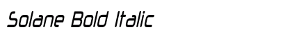 Solane Bold Italic Preview