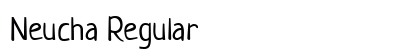 Neucha Regular preview