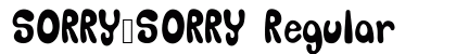 SORRY_SORRY Regular preview