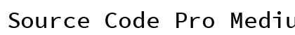 Source Code Pro Medium Regular Preview