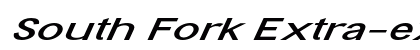 South Fork Extra-expanded Italic preview