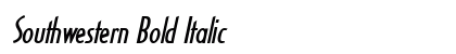 Southwestern Bold Italic Preview