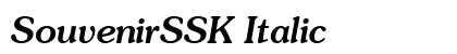 SouvenirSSK Italic preview