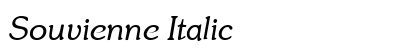 Souvienne Italic preview
