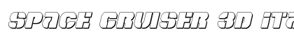 Space Cruiser 3D Italic Italic preview