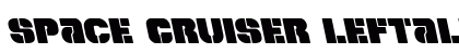 Space Cruiser Leftalic Italic preview