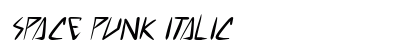 space punk Italic preview