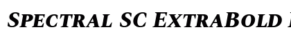 Spectral SC ExtraBold Italic preview