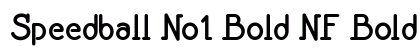 Speedball No1 Bold NF Bold preview