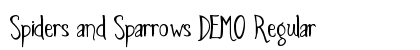 Spiders and Sparrows DEMO Regular preview
