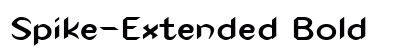 Spike-Extended Bold preview