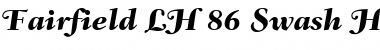 Download Fairfield LH SwHeavyItalicOsF Font