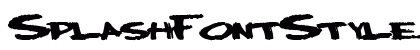 SplashFontStyle Bold preview