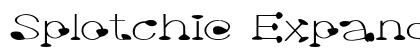 Splotchie Expanded Bold preview