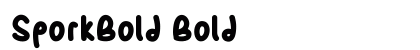 SporkBold Bold preview