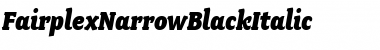 FairplexNarrow Regular Font