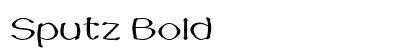 Sputz Bold Preview
