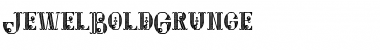 jewel bold grunge Font