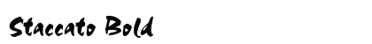 Staccato Bold preview