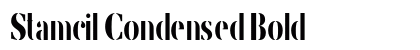 Stamcil Condensed Bold Preview