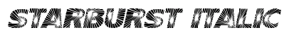 Starburst Italic Preview
