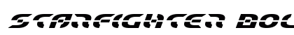 Starfighter Bold Expanded Italic Bold Expanded Italic preview