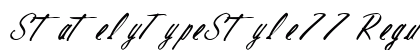 StatelyTypeStyle77 Regular preview