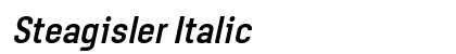 Steagisler Italic preview