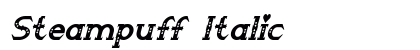 Steampuff Italic preview