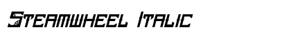 Steamwheel Italic preview