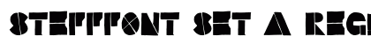 Stefffont Set A Regular preview