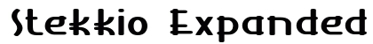 Stekkio Expanded Bold preview