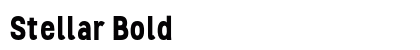 Stellar Bold preview
