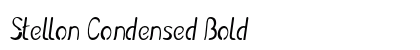 Stellon Condensed Bold Preview