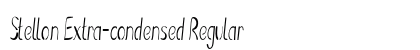 Stellon Extra-condensed Regular Preview
