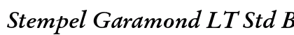 Stempel Garamond LT Std Bold Italic Preview