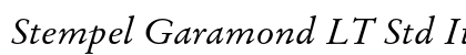 Stempel Garamond LT Std Italic preview