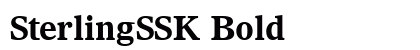 SterlingSSK Bold preview