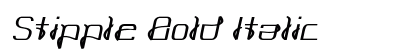 Stipple Bold Italic Preview