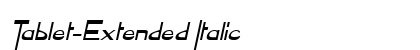 Tablet-Extended Italic Preview