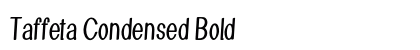 Taffeta Condensed Bold Preview