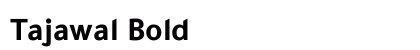 Tajawal Bold preview