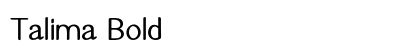 Talima Bold preview