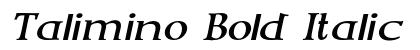 Talimino Bold Italic Preview